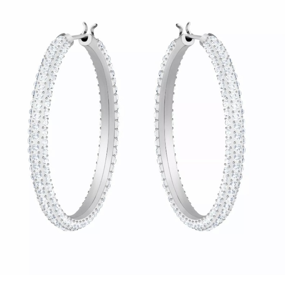 Swarovski hoops